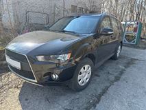 Реснички на фары для Mitsubishi Outlander 2009-2012 рестайлинг