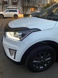 Накладки на передние фары (реснички) для Hyundai Creta 2015-2021