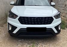 Накладки на передние фары (реснички) для Hyundai Creta 2015-2021