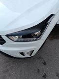 Накладки на передние фары (реснички) для Hyundai Creta 2015-2021