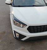 Накладки на передние фары (реснички) для Hyundai Creta 2015-2021