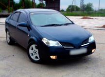 Реснички на фары для Nissan Primera HP12 2002-2008