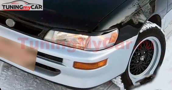 Реснички на фары для Toyota Corolla AE100 1992-1997