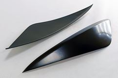 Реснички (широкие) на фары для Toyota Wish ANE10 2003-2005