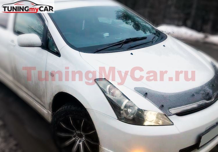 Реснички (широкие) на фары для Toyota Wish ANE10 2003-2005