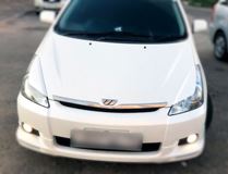 Реснички (широкие) на фары для Toyota Wish ANE10 2003-2005