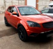 Накладки на фары (реснички) для SsangYong Actyon 2010-2013