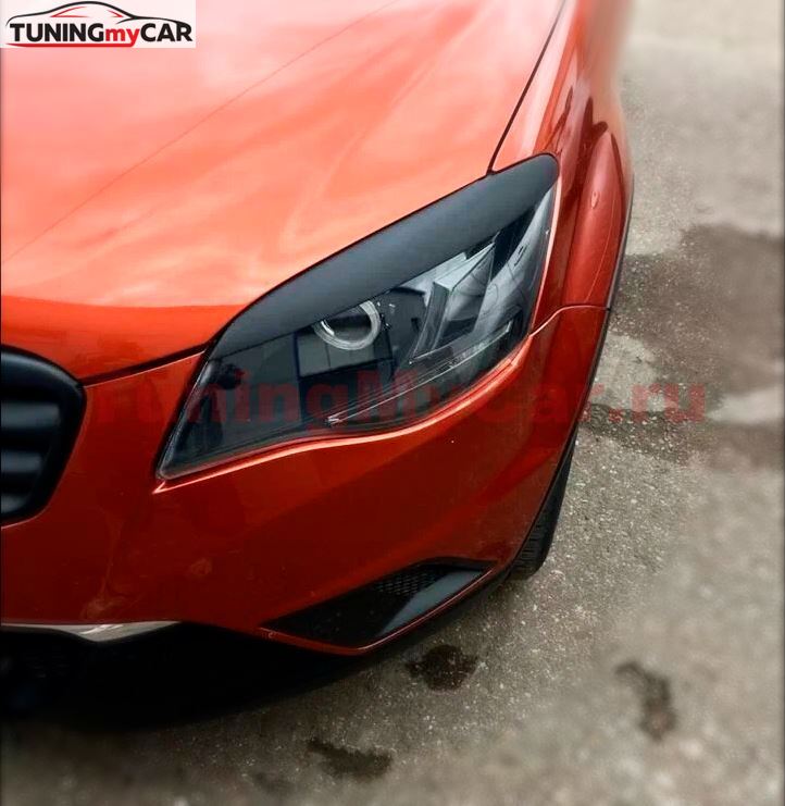 Накладки на фары (реснички) для SsangYong Actyon 2010-2013