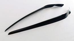 Реснички на фары для Mitsubishi Outlander 2009-2012 рестайлинг