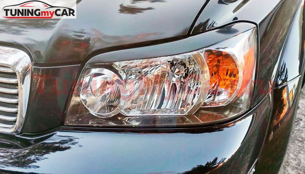 Реснички на фары для Toyota Kluger V ACU20W 2000-2007