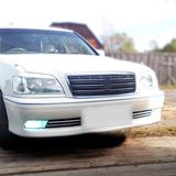 Реснички на фары для Toyota Crown S170 1999-2003 