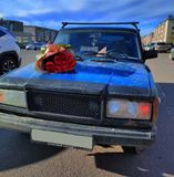 Решетка радиатора плетенка, черный лак для LADA (ВАЗ) 2107