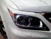 Реснички на фары для Lexus LX 570 2012-2015 (рестайлинг)