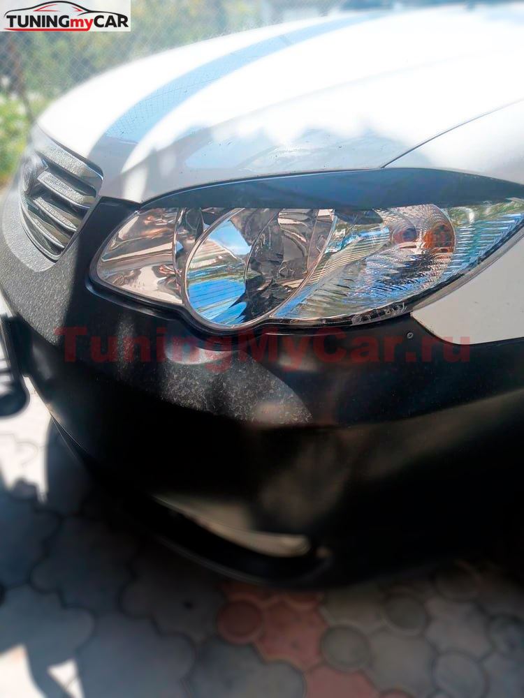Реснички на фары для Byd F3 2005-2014