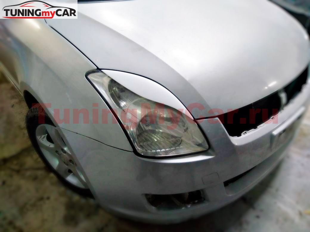 Реснички на фары Suzuki Swift 2003-2010