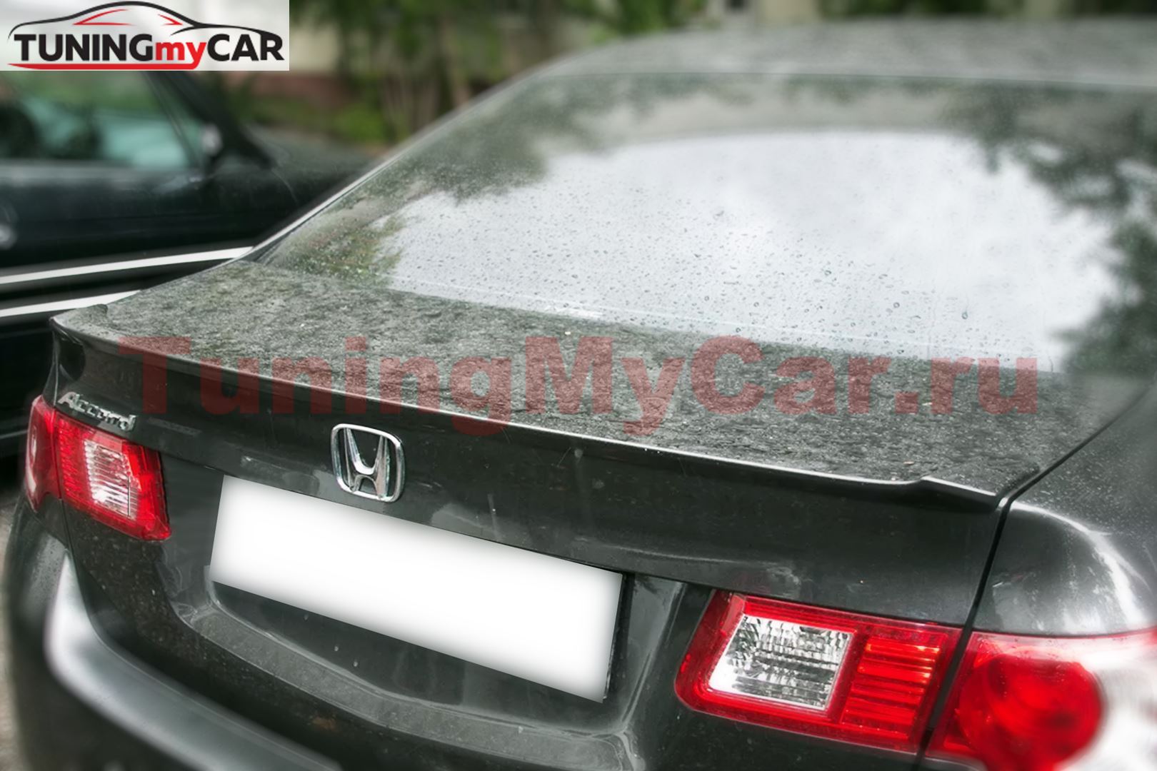 Спойлер узкий на HONDA ACCORD 8 2008-2013 (АБС)