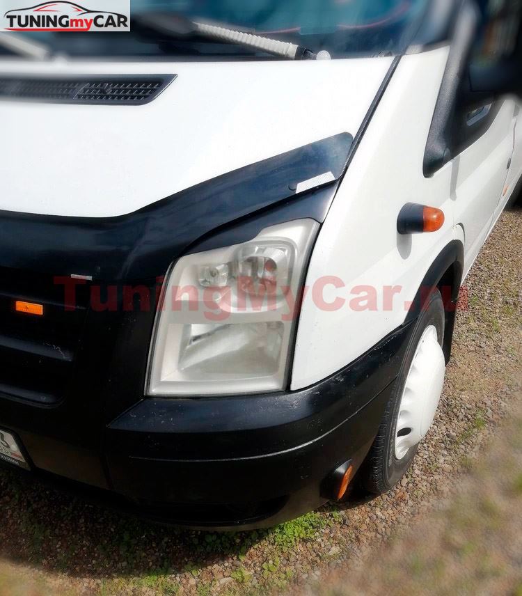 Накладки на фары (реснички) для Ford Transit 2006-2014