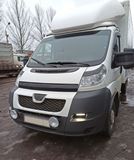Накладки на передние фары (реснички) для Peugeot Boxer шасси 2006-2013, Boxer 2006-2013 (250 кузов)