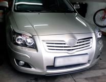 Накладки на фары (реснички) для Toyota Avensis T 250 2003-2008 