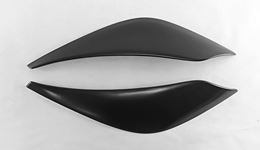 Реснички на фары для Toyota Vitz 2010-2014