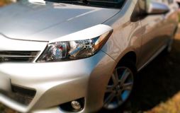 Реснички на фары для Toyota Vitz 2010-2014