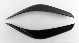 Реснички (накладки) на фары Hyundai Solaris 2014-2017 рестайл