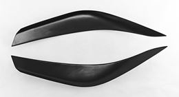 Реснички (накладки) на фары Hyundai Solaris 2014-2017 рестайл