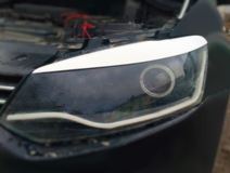 Реснички на фары для Volkswagen Polo V 2009-2020