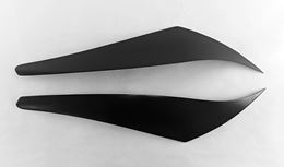 Реснички на фары для Toyota Wish 2005-2009 рестайлинг (боковые накладки)