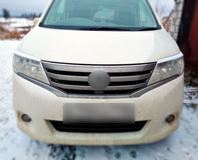 Реснички на фары для Nissan Serena C26 2010-2013