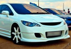 Реснички на фары для Honda Civic FD (седан) 2005-2011 фигурные 