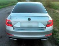 Накладки на задние фонари (реснички) для Skoda Octavia A7 2012-2017 (III дорестайлинг)