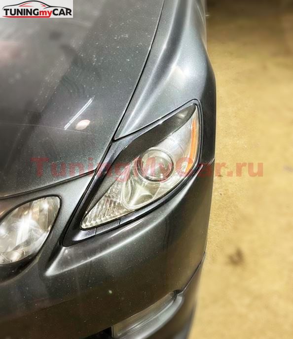 Накладки на фары (реснички) для Lexus GS300 2005-2012
