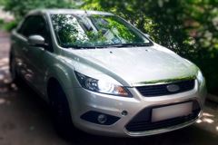 Накладки на фары (реснички) Ford Focus 2 РЕСТАЙЛИНГ