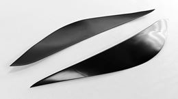 Реснички на фары для Peugeot 407 2004-2010