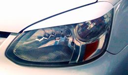 Реснички на фары для Toyota Platz 2002-2005 (рестайлинг)