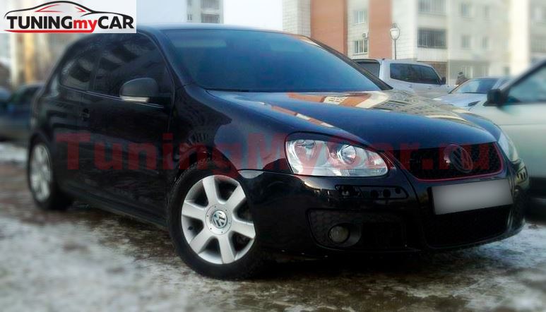 Накладки на фары (реснички) для Volkswagen Golf V 2003-2008