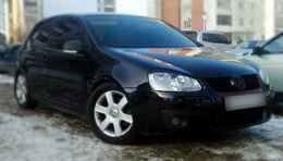 Накладки на фары (реснички) для Volkswagen Golf V 2003-2008
