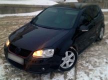 Накладки на фары (реснички) для Volkswagen Golf V 2003-2008