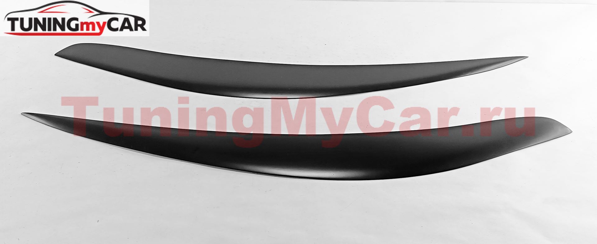 Накладки на фары (реснички) для Hyundai Santa Fe 2012-2017