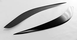 Накладки на фары (реснички) для Hyundai Santa Fe 2012-2017