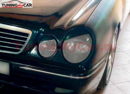 Накладки на фары (реснички) для Mercedes-Benz E-Class 210 1995-2002