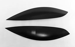 Накладки на передние фары (реснички) для Kia Rio 2 2005-2011