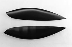 Накладки на передние фары (реснички) для Kia Rio 2 2005-2011