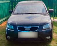 Накладки на передние фары (реснички) для Kia Rio 2 2005-2011