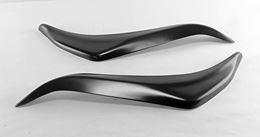 Накладки на передние фары (реснички) для Toyota LC Prado 150 2009-2013