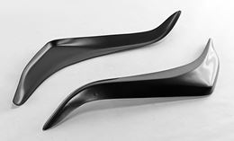 Накладки на передние фары (реснички) для Toyota LC Prado 150 2009-2013