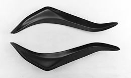 Накладки на передние фары (реснички) для Toyota LC Prado 150 2009-2013