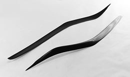 Накладки на передние фары (реснички) для Subaru Legacy 2009-2012