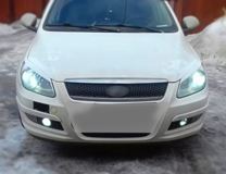 Накладки на фары (реснички) для Chery M11 2010-2016